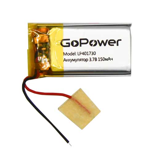 Аккумулятор Li-Pol GoPower LP401730