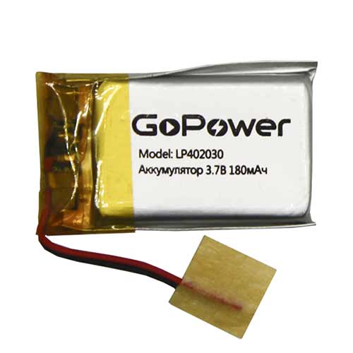 Аккумулятор Li-Pol GoPower LP402030