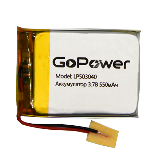 Аккумулятор Li-Pol GoPower LP503040