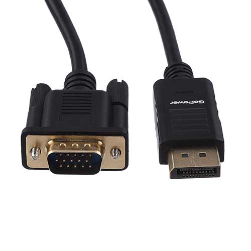 Шнур шт. DISPLAYPORT - шт. VGA 1,8м